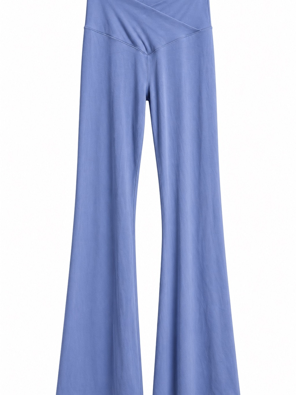 OFFLINE by Aerie Real Me High Waisted Crossover Flare Leggings Blue M